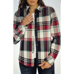 Orvis Fleeced Lined Flannel Shirt Jacket